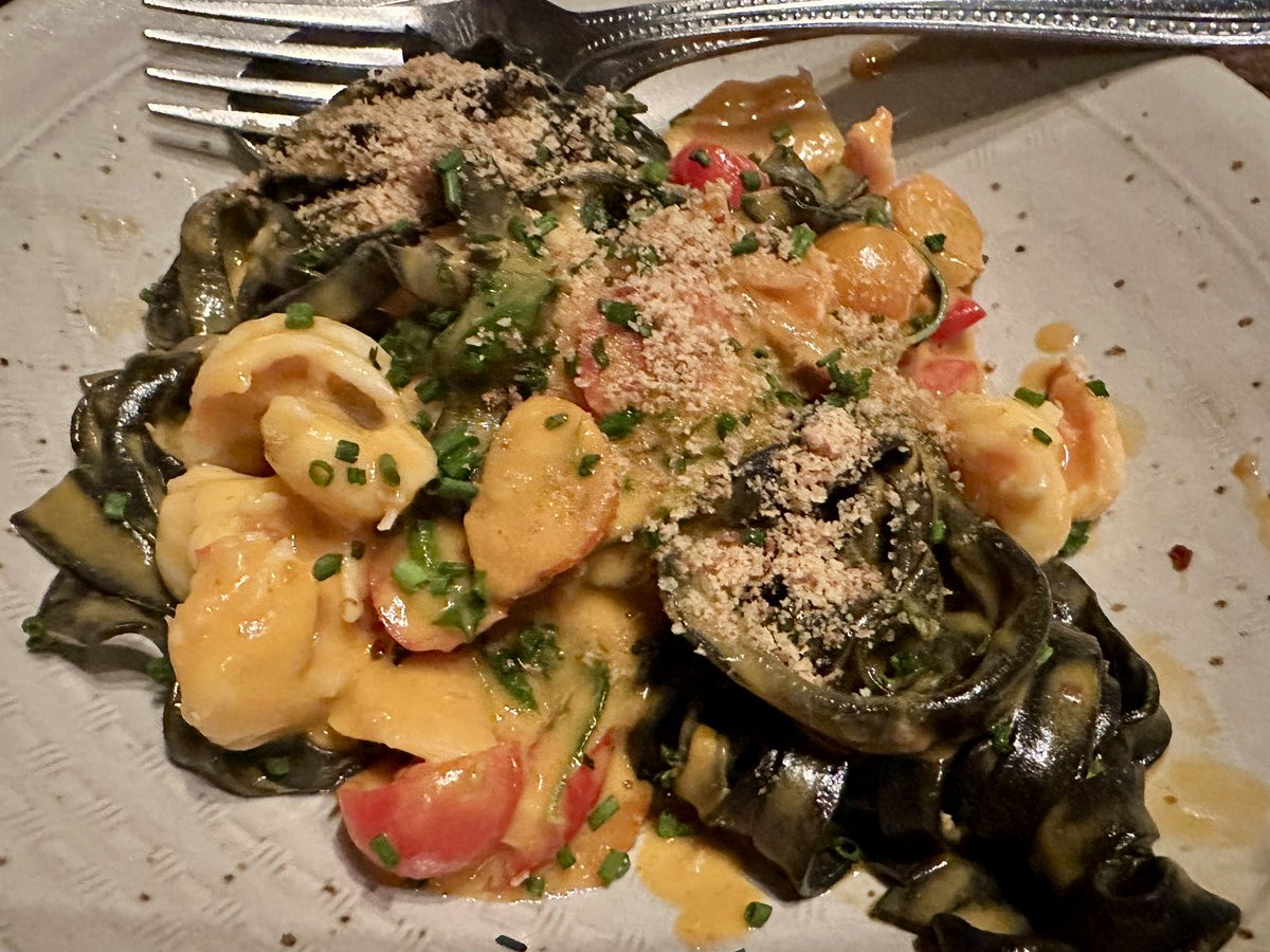 IronChevsky's tweet photo. First visit to Seven Hills @SevenHillsSF in San Francisco, thanks to a friend who calls it his favorite Italian restaurant in the city. After one dinner, it’s easy to see why. The cooking is thoughtful, layered and confident, with every dish feeling carefully composed.

I brought two bottles from the cellar.

André Clouet Un Jour de 1911 is one of Champagne’s great insider bottles. Jean-François Clouet created it as a tribute to a cache of family bottles from the legendary 1911 vintage that inspired the cuvée. It is 100% Grand Cru Pinot Noir from Bouzy, built from an old base vintage blended with an older perpetual reserve, then aged 10–12½ years on its lees before release—an extraordinary amount of time for a multi-vintage Champagne. 

The result is a Champagne with real gravitas: layered, vinous and wonderfully complete. It paired effortlessly with the duck liver pâté and Albion strawberry, was equally at home with the salmon belly, and kept finding new dimensions alongside the seafood pastas.

The 2010 Casanova di Neri Tenuta Nuova Brunello di Montalcino was every bit as impressive. A multiple 100-point wine that has long been regarded as one of the defining Brunellos of the legendary 2010 vintage, it is just entering a magnificent drinking window. Sixteen years on, it remains remarkably youthful, offering the perfume that makes great Brunello so compelling—dark cherry, dried roses, orange peel, tobacco and savory herbs—wrapped around beautifully refined tannins. The wine still has real grip and decades of life ahead, yet it showed with remarkable harmony.

It paired beautifully with the pasta dishes, including the squid ink shrimp pasta, where the wine’s richness, vibrant fruit and structure complemented the gentle heat without overwhelming the seafood.

A memorable evening, made even more satisfying by opening two bottles that had quietly waited in my cellar for the right setting, the right food and the right company.