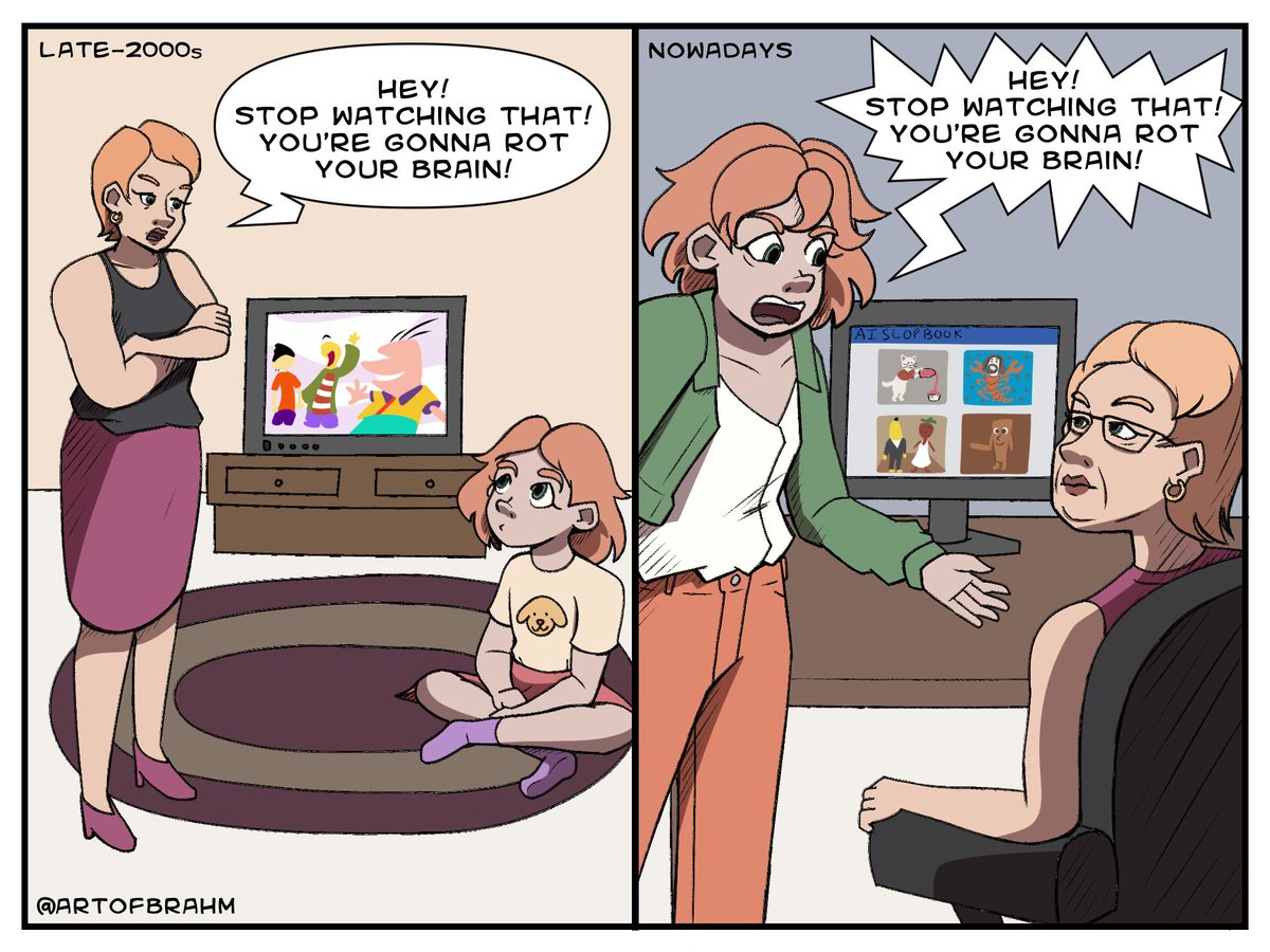 artofbrahm's tweet photo. What goes around comes around, mom #comics https://t.co/Pk6I2yxXra