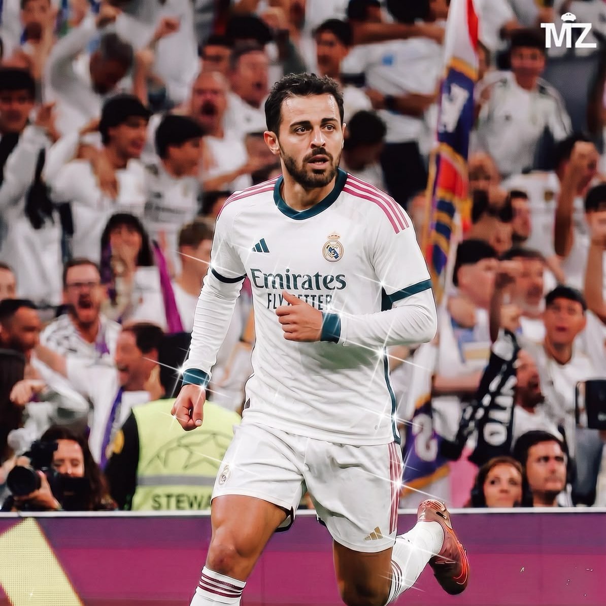 theMadridZone's tweet photo. 🚨💣 CONFIRMED: Real Madrid will NOT sign a midfielder this summer.

The club has decided to rely on BERNARDO SILVA for the midfield.

They believe he will handle things. @AranchaMOBILE https://t.co/SWu8ktAFaT