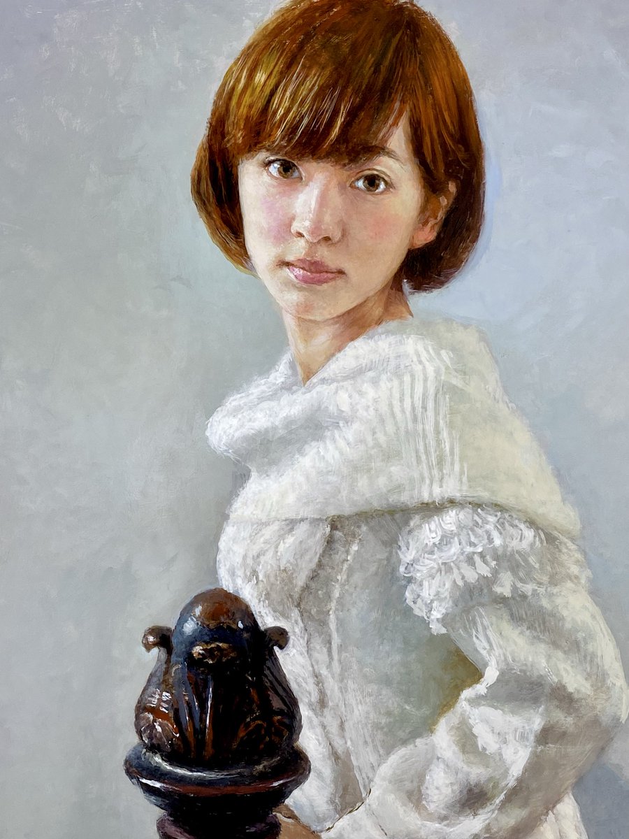 中上誠章、【凛】、希少な大判額装用画集より、美品、日本人画家、新品
