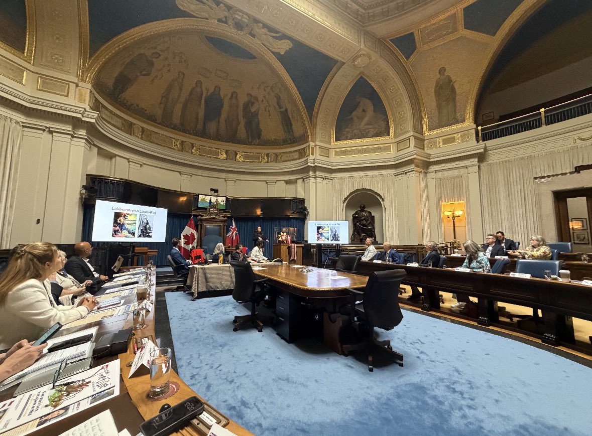 mflalonde's tweet photo. Réunissant des parlementaires de partout des Amériques, la rencontre a été une bonne occasion de découvrir le riche patrimoine culturel du Manitoba et participer à des échanges sur les priorités, défis et aspirations des communautés métisses, franco-manitobaines et autochtones. https://t.co/WGHKN4AIML