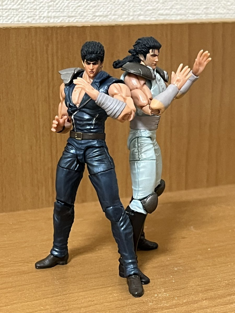 doc_paae's tweet photo. 北斗の拳 第2シーズン キービジュアルっぽく撮ってみた
#DIGACTION
#ケンシロウ
#レイ https://t.co/qOClxnq0a2