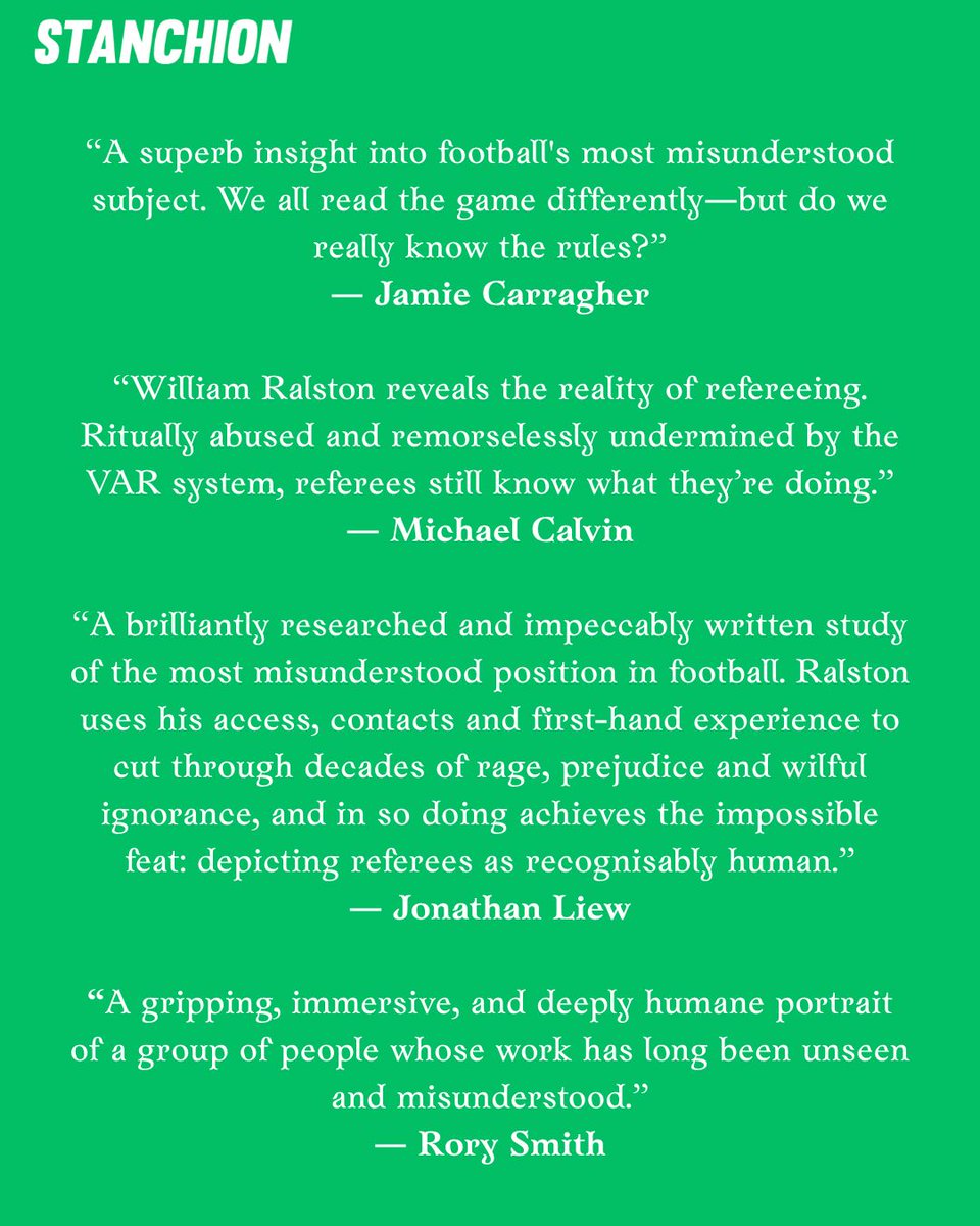 _WilliamRalston's tweet photo. For two years, I followed some of the world's best referees around as they prepared for the 2026 World Cup. I'll be speaking about those experiences in London, on September 10, to promote the book I've written about them. Tickets are free. Few remain. 
https://t.co/oXdgKCuBMb https://t.co/c1niPtjMkd