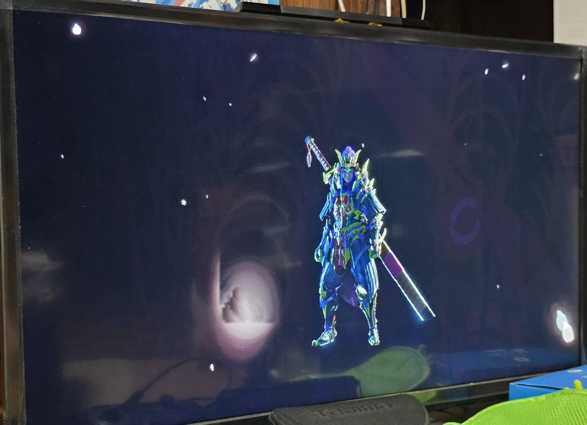 KAIN_DREAMIRTH's tweet photo. 里クエ(ストーリー)の怨虎竜マガイマガド倒しました。
いや里クエ初クリアで怨虎竜装備一式って何なんだよ！
って方へ。
メンバーのレルちゃんのキャリーです。
画質粗いけど、これが証拠だ！
26時間でRank4でソロで怨虎竜一式作れて、行けるわけ無かろうて！
我、アクションへたぞ！
#モンハンライズ https://t.co/qGRlXbLp0G