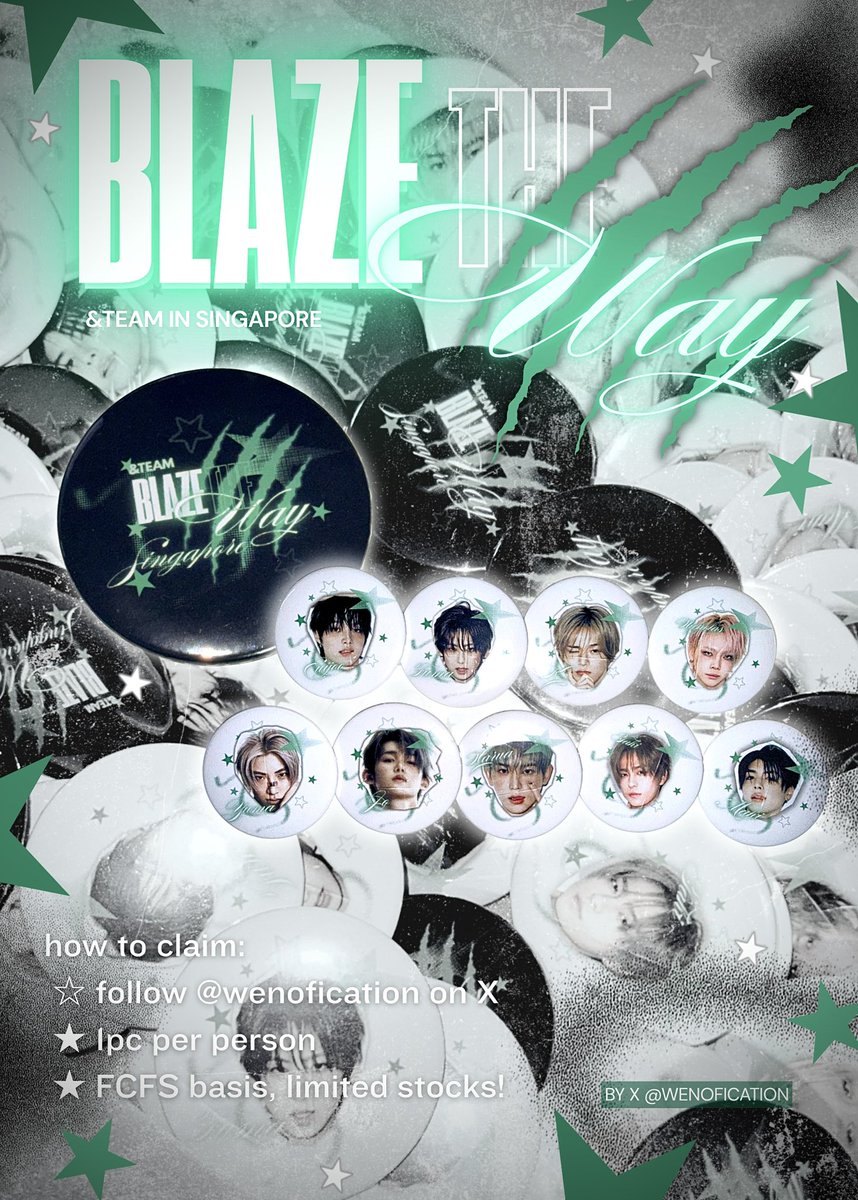 wenofication's tweet photo. #BLAZETHEWAY_SINGAPORE : fan support by @wenofication

how to redeem :
★ details shown, just show me that you’ve followed!
★ trades are open, pm me if interested!

i will update my outfit &amp; location on the con day itself, so stay tuned for updates <3 https://t.co/8137qF8mA2