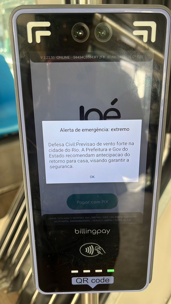 Soynandinha's tweet photo. Deu alerta até na maquininha do VLT https://t.co/gGoGHL7LMk