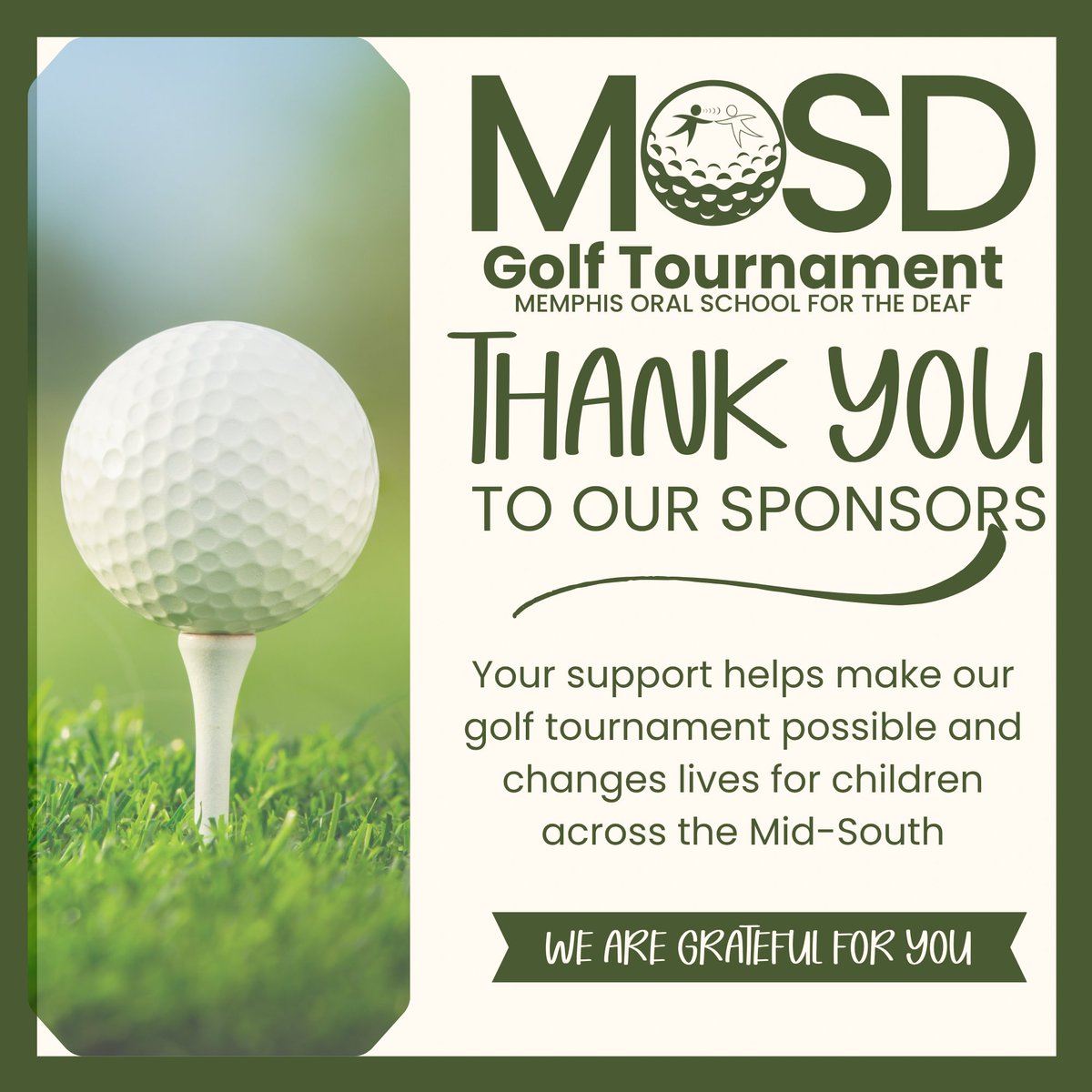 mosdkids's tweet photo. We are grateful to the businesses &amp; organizations supporting the 2026 MOSD Golf Scramble. Because of your donations, golfers will enjoy a memorable day on the course while making a meaningful difference.
MOSD GOLF
Tuesday, September 29
Memphis National Golf Club https://t.co/c1h4KIDwH7