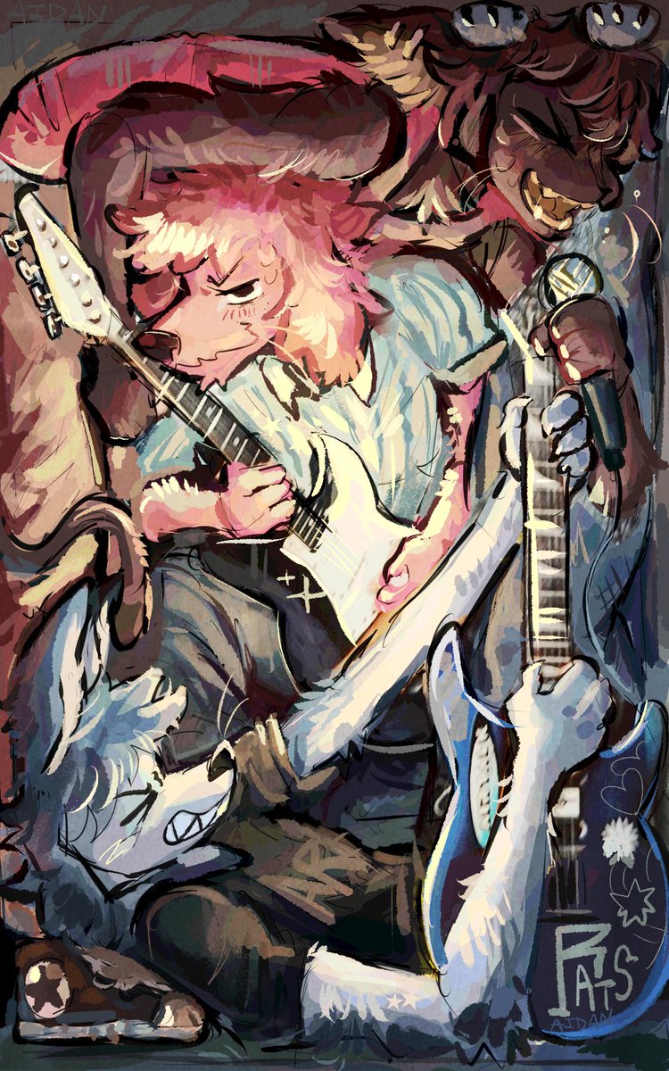 Mayh_B_aidan's tweet photo. Saw a really cool picture on a book i was reading then copied it heh.....
 #furryartㅤㅤㅤ https://t.co/phkzYgWjD8