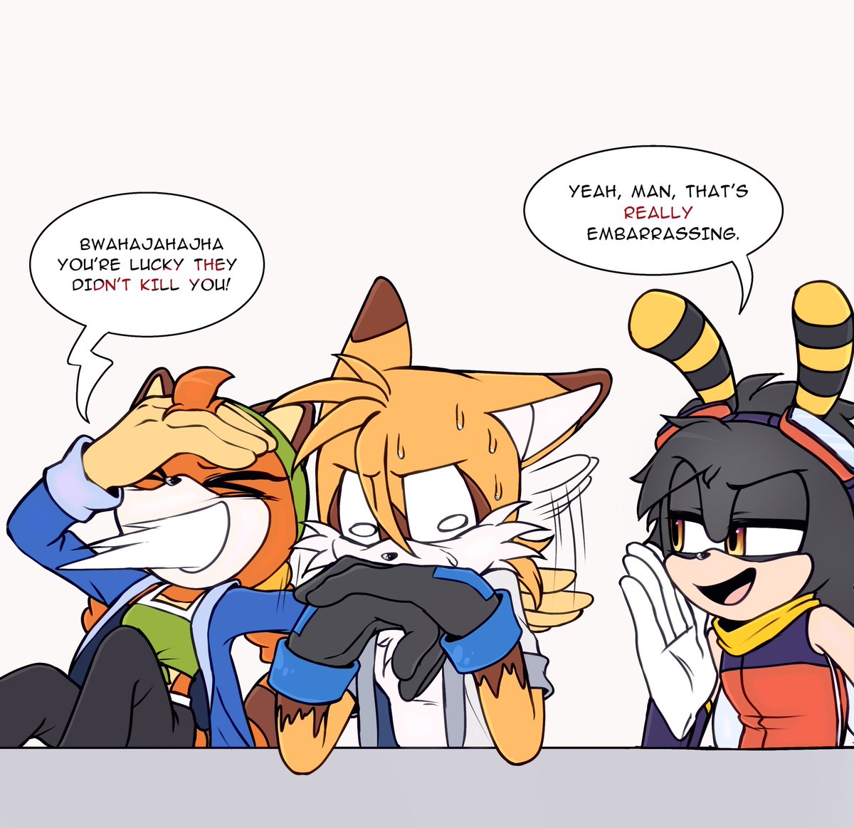 _Ra_Fox_'s tweet photo. Yeah, that really is awkward...-

#Taiream #ZooeyTheFox https://t.co/xaSpDEo88S