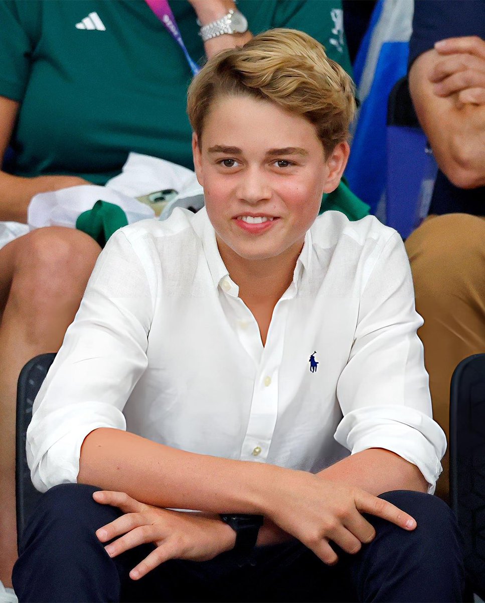 HRHPWales's tweet photo. Prince George at the Commonwealth Games last week 🤍 https://t.co/ttzrLYbxab