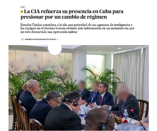 cubadebatecu's tweet photo. 🇺🇲 Prensa de EE. UU. divulga filtraciones gubernamentales: La CIA estaría intensificando su labor contra Cuba https://t.co/9bV9FVUpvh https://t.co/bvdxZDMNTA
