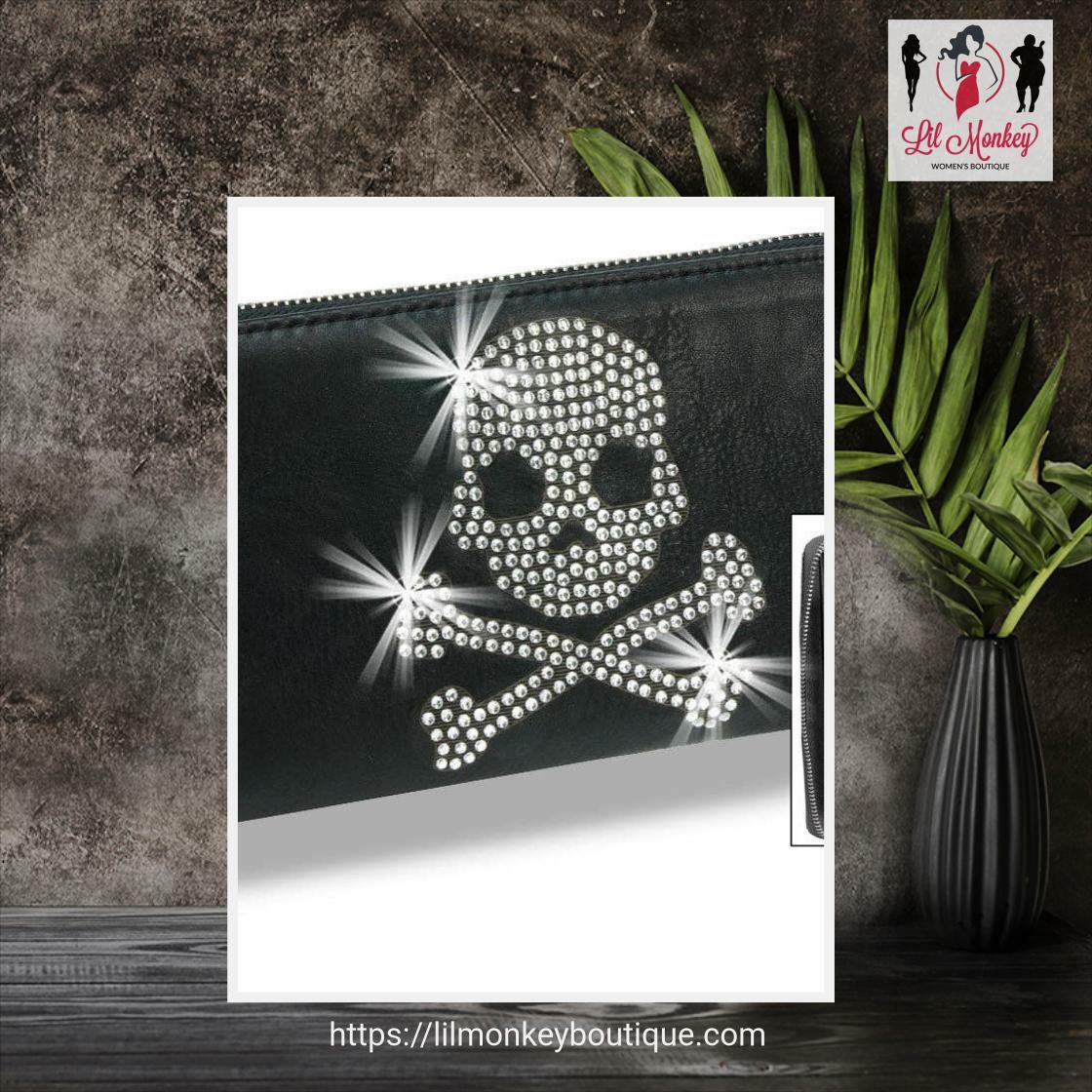LilMonkeyWaco's tweet photo. Make a bold statement with our Skull Design Rhinestone Accordion Wallet, now only $25.00! Elevate your style and catch eyes everywhere. Visit my Instagram bio for shop link #FashionAccessories #StatementStyle https://t.co/PpdpAZpnFE
