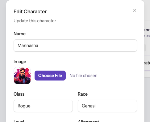codingditto's tweet photo. Latest feature in Coffers, my D&amp;D campaign companion app: image uploads for campaigns, characters, shops, and scenes.  
Small thing I'm proud of — when you swap or delete an image, an Eloquent observer quietly deletes the old S3 file for you. No more orphans. https://t.co/jpkLuQztvl
