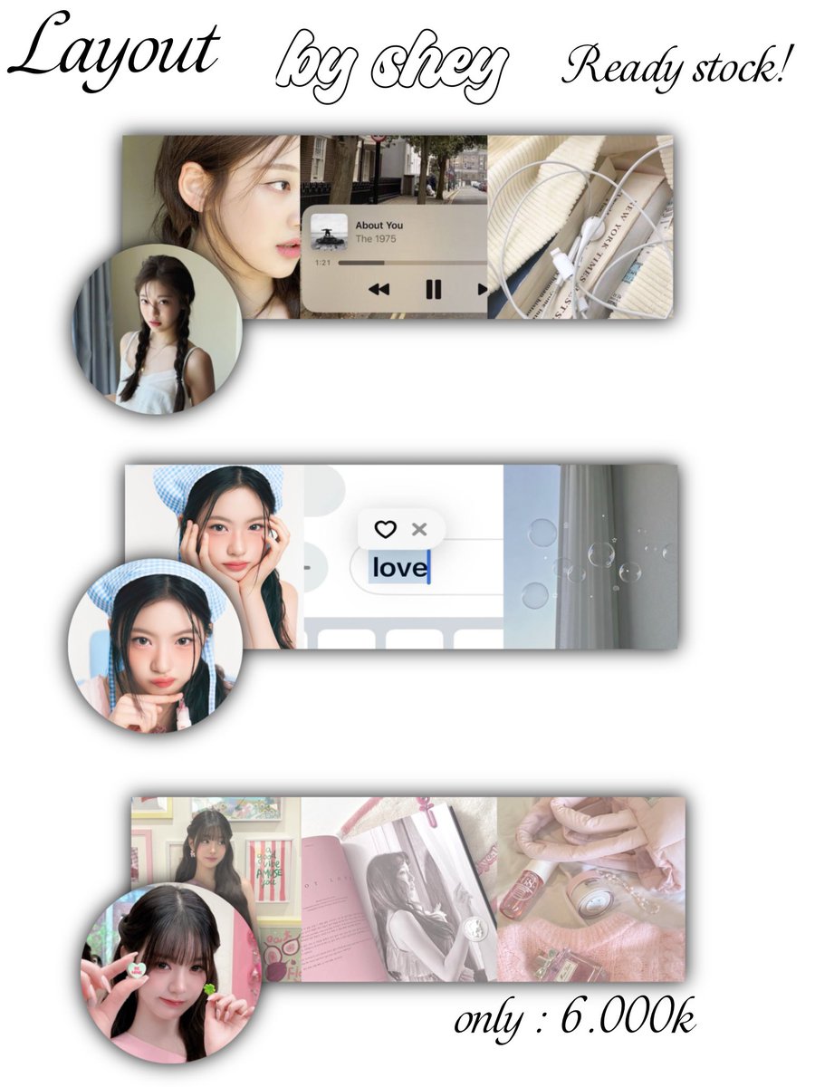 marxigold's tweet photo. Hayyie ! Help repost please. Thank youu!

#zonauang #zonajajan #bealanja

aku ada 3 layout ready stock Kya, Wonyoung, dan Ningning🩷 langsung DM, mention after DM yaa ☎️ AYO JEMPUT 🛵 https://t.co/U7mxCJVUj8