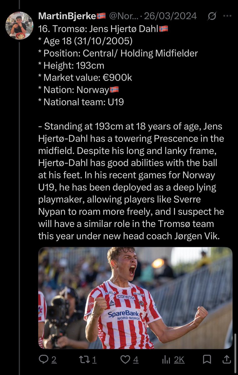 Martintbjerke's tweet photo. @Mastrigt_ From and old account if mine, but early 2024;) https://t.co/qyDsc5r30o