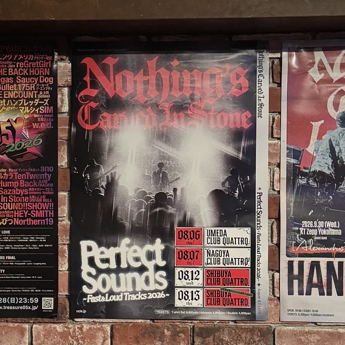 kyyit's tweet photo. Nothing's Carved In Stone＠名古屋クラブクアトロ
クアトロ木箱で爆音は、パーフェクトサウンドか
オニイの高速バスドラもズシズシと
ウブギターの歪み感もクアトロが理想 https://t.co/XjI1tTk9dJ