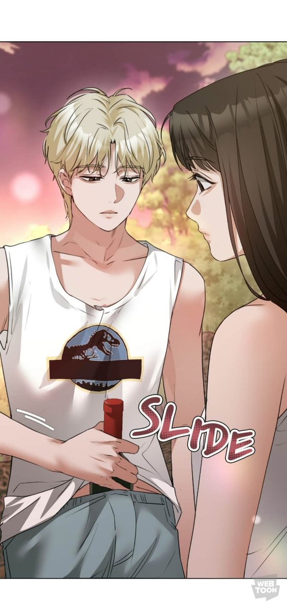 aerxfic's tweet photo. she stole a wine so he helped her by hiding it on his pants, just walking around with a bulge and he's unbothered af 😭😭😭😭😭😭😭😭😭😭😭😭 https://t.co/k8h4unJPBV
