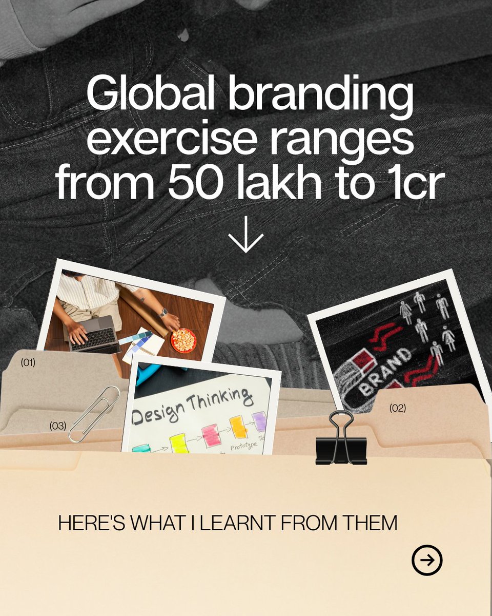 Nehatiwari92168's tweet photo. I spoke to 15+ Top Global Branding agencies...
The quotes start around 50 lakh and go upto 1Cr+

Here are some things you should know if you're planning to execute a Branding exercise: https://t.co/Kt6P5kctKm