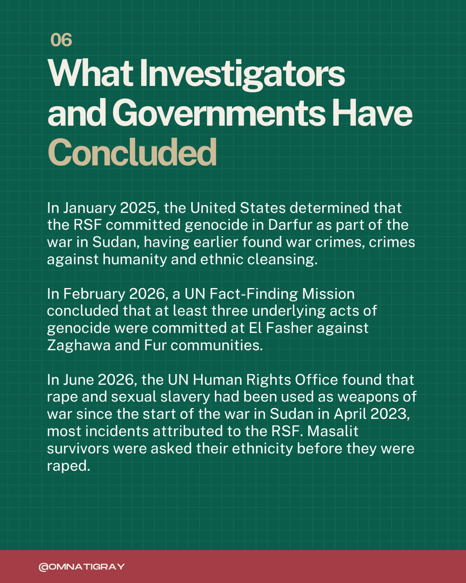 OmnaTigray's tweet photo. The #UAE has supported both the Ethiopian government and the #RSF in committing war crimes, crimes against humanity, and acts of genocide in Tigray and Sudan, respectively.

#Darfur #TigrayGenocide #KeepEyesOnSudan #Ethiopia #Sudan https://t.co/DBOlHn6iB4