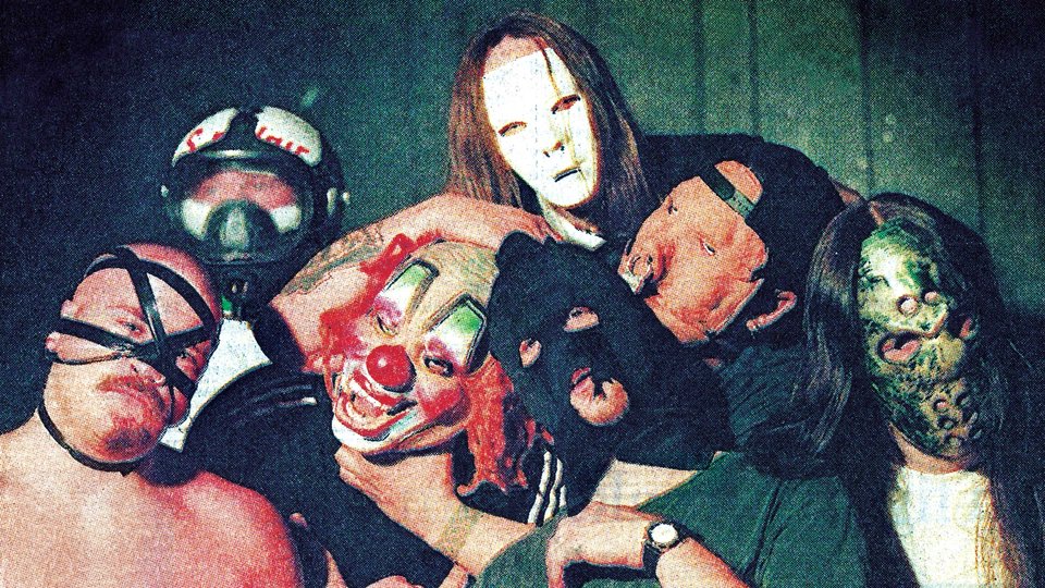 Revolvermag's tweet photo. SLIPKNOT are a very different band than they used to be.

Flashback to their gnarly DIY early days with our in-depth story https://t.co/Nn5kxxRvjO https://t.co/7Ymkz8L2T0