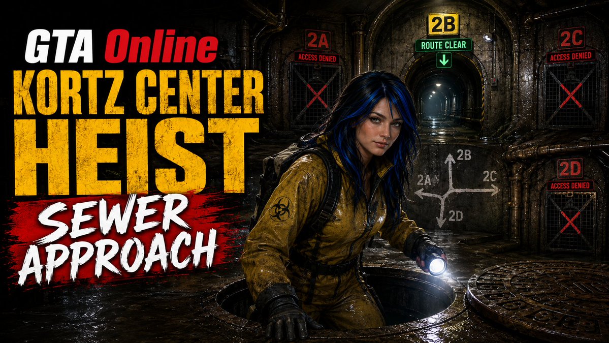 GrandTheftAdams's tweet photo. #GTAOnline #GTAV #KortzCenter #KortzCenterHeist #SewerApproach #SewerRoute #UndergroundRoute #SoloStealth #StealthHeist #RouteClear #HeistRoute #GTAHeist #RockstarGames #LexiChronicles #GTA5Online https://t.co/mWVSA3GJ6C