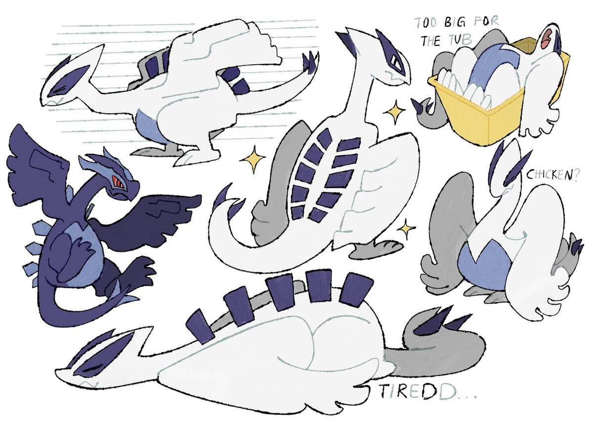 puddinglovelyy's tweet photo. This lugia might be a little overweight.. lugia for @LegenDerry9 !!!! <3 #pokemon https://t.co/YFZn0J5Nsf