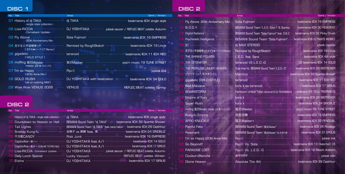 あ*彡様 cyber beatnation 4 EDP OFFICIAL on X: 
