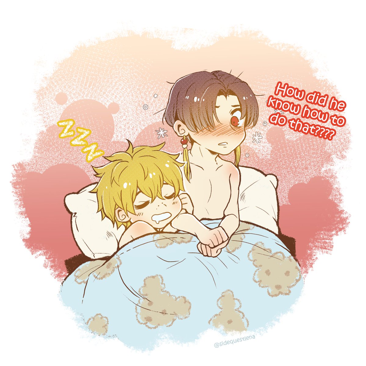 b0xn0's tweet photo. Thank you OP for the inspiration! I love this trope! #suonirei https://t.co/wx9tljAcY6