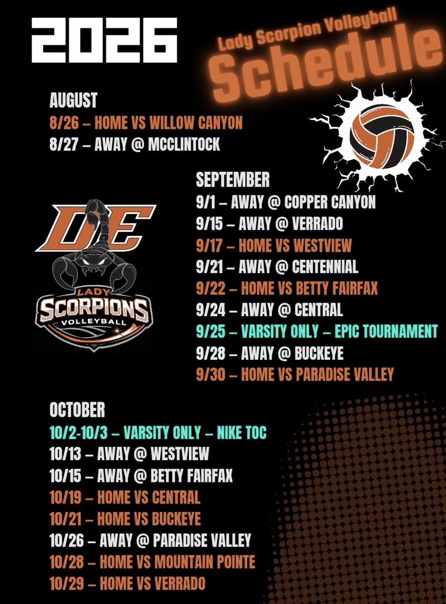 KennediCor44431's tweet photo. Nike TOC tournament is 10-2/10-3!!
#NikeTOC 
#Volleyball https://t.co/ummsolrCjR