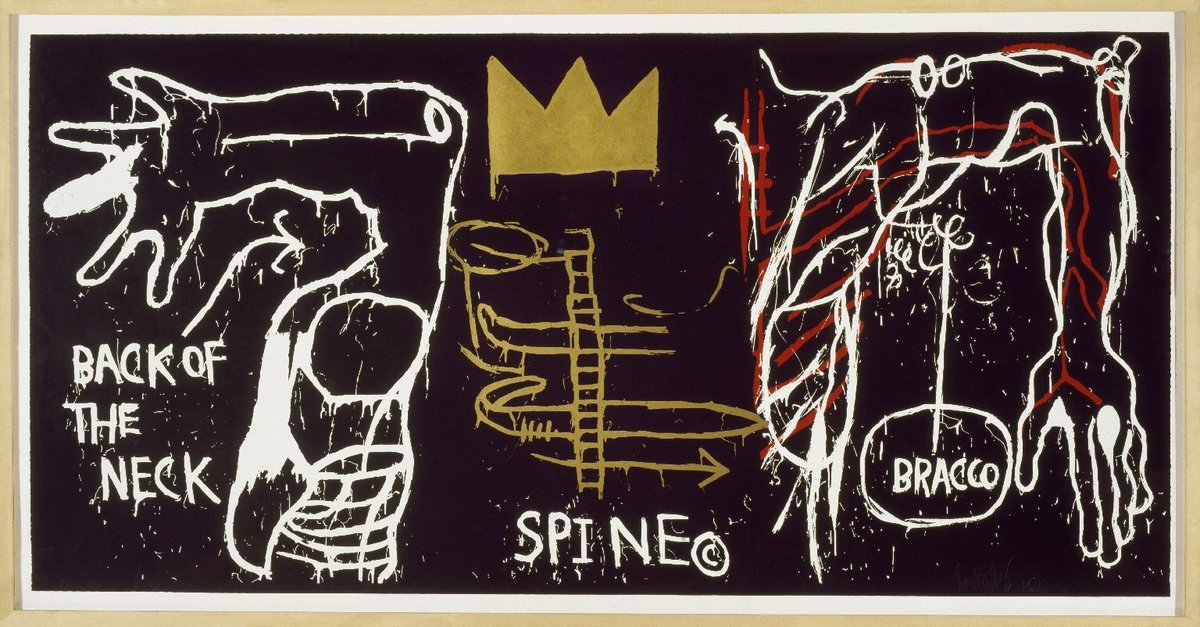vintagebasquiat's tweet photo. Back of the Neck (1983) https://t.co/wbsxRIM5Wp