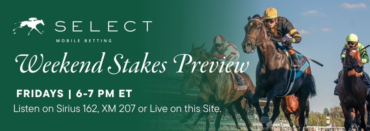 HRRN's tweet photo. It's a #POWERBLOCK Friday on HRRN! Betting with Bobby starts at 4PM ET, followed by an all-new Trainer Talk presented by Fasig-Tipton with Jimmy Toner, and wrapping up with the Keeneland Select Weekend Stakes Preview at 6! It's at Sirius 162/XM 207 &amp; https://t.co/AtIVCPaflf https://t.co/llGErU764q