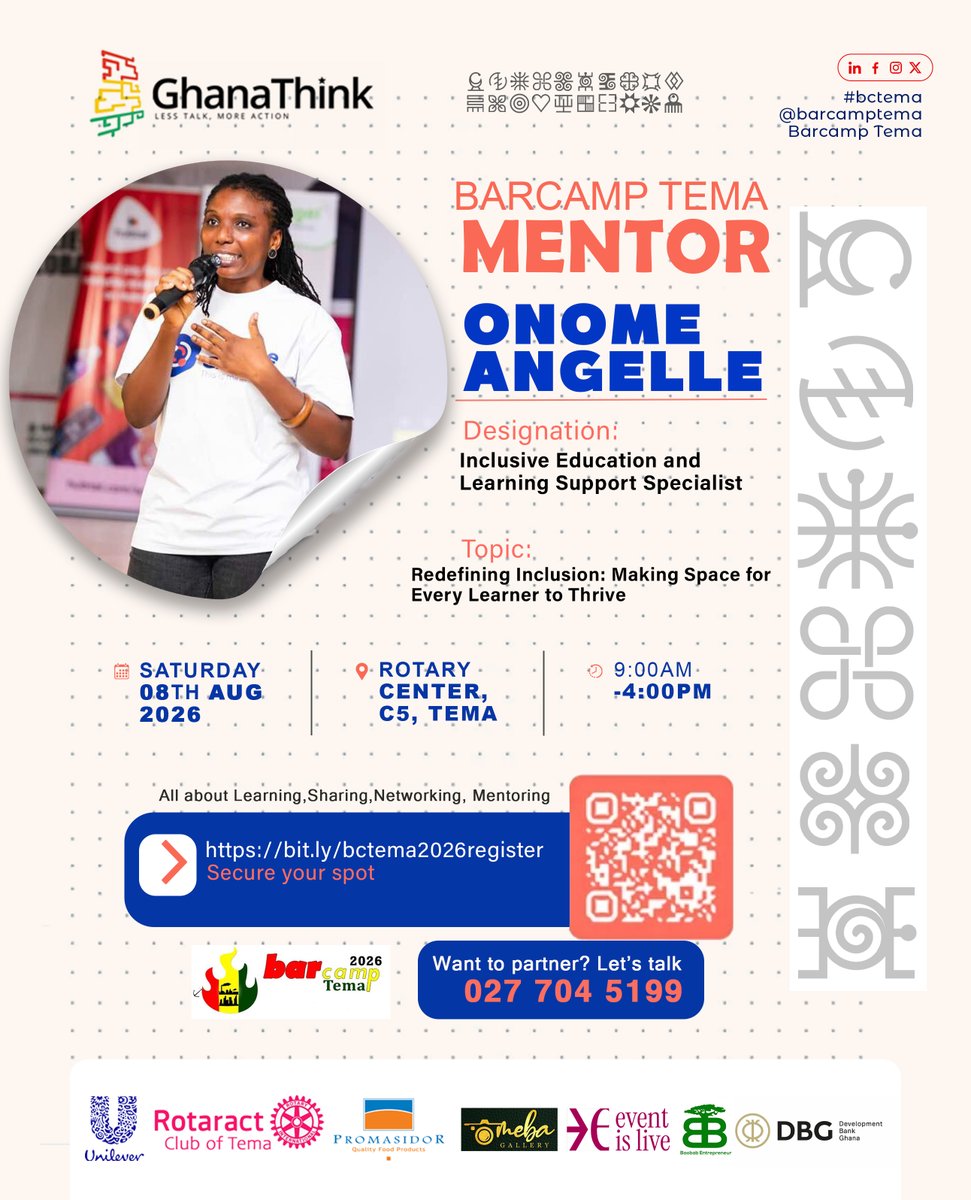 zoe_jnr's tweet photo. More mentor spotlights are coming your way. Stay tuned!

Come meet experienced professionals ready to share practical insights, answer your questions, and help you grow at #bctema 2026.

Register FREE: https://t.co/zWBvzlvKW2 https://t.co/Sj2suXClTD