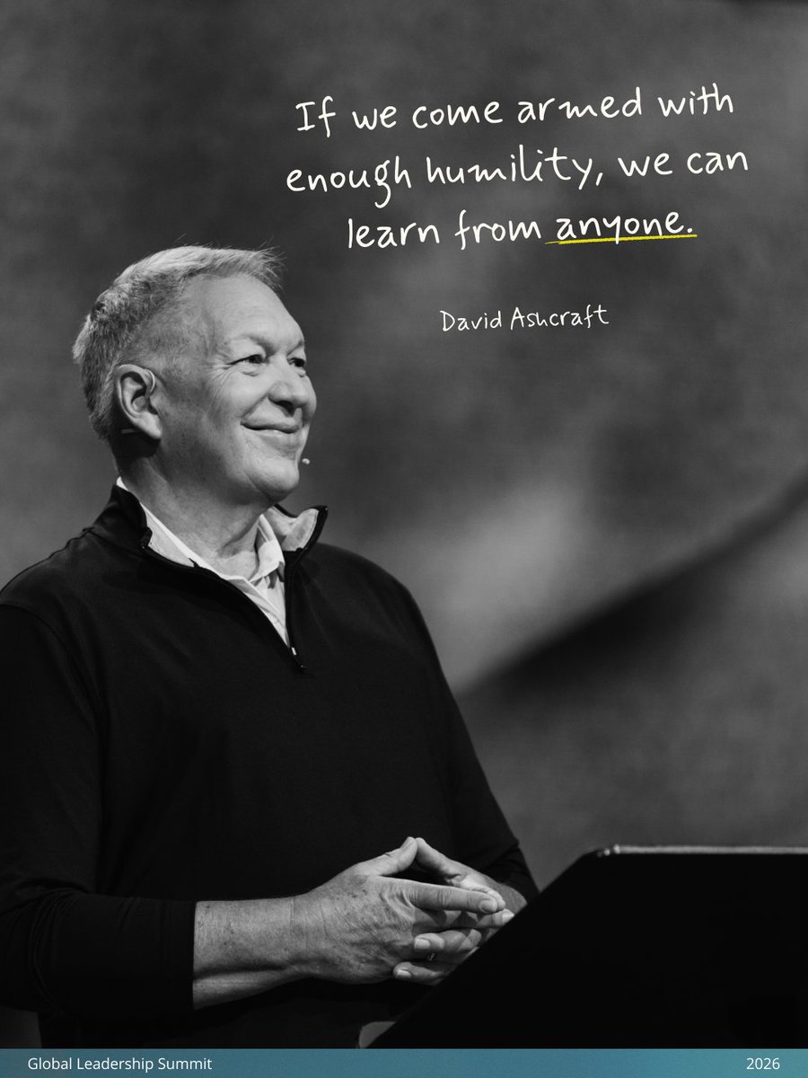 GLNsummit's tweet photo. "If we come armed with enough humility, we can learn from anyone." 
David Ashcraft
#GLS26 https://t.co/8CEqdeMK28