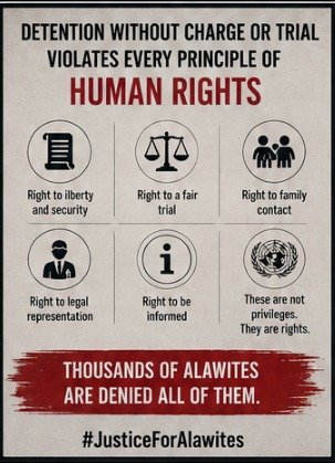 alawities14's tweet photo. #للنشر_والتعمبم 
حملة لاجل المعتقلين في سجون الجولاني 

يرجى نشر الهاشتاغات 👇

#FreeAlawiteDetainees 
 #SaveTheAlawites
#HumanRights 
#JusticeForAlawites 
#ProtectMinorities
 #Syria #Alawites  
#StopAntiAlawism
#RuleOfLaw 
#NeverAgain
#IFC  #R2P https://t.co/lhiewk0O37