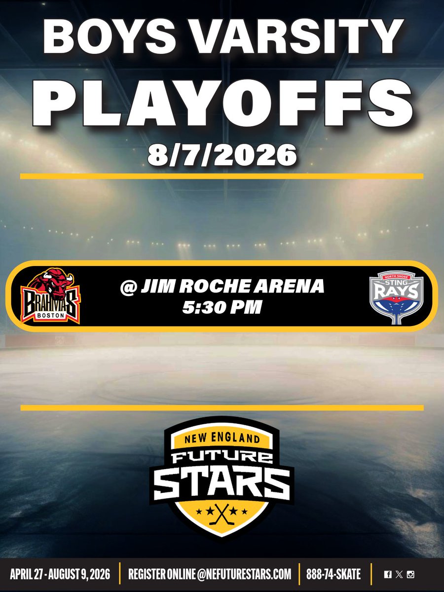 NEFStars's tweet photo. Friday playoff matchups! 

Good luck to all teams playing tonight! https://t.co/gxguRm8kdB