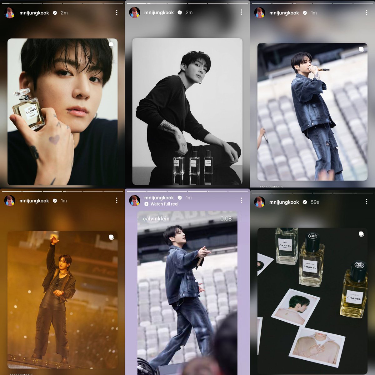 JungkookCrave_'s tweet photo. Jungkook shared various posts from Chanel and Calvin Klein on his Instagram Stories https://t.co/n0k469aFi3