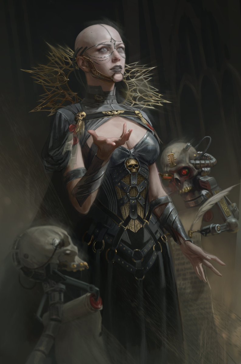 BBergolts's tweet photo. My Rogue Trader, Scylla!
A portrait for new playthrough! 😍

#warhammer40000 #roguetrader https://t.co/086uZJ5oKV