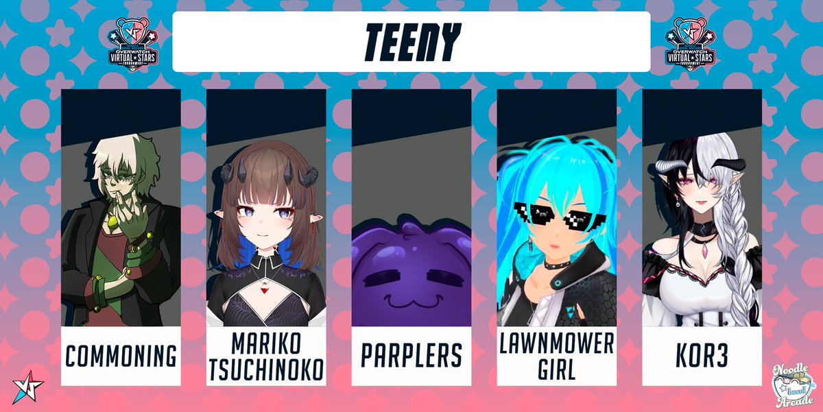 VStarsVT's tweet photo. The new group is here!
Coming from the other corner of the ring
They are...
🤏 TEENY 🤏
Make sure they can hear you support them TODAY at #OWVirtualStars
#VirtualStars #OVST https://t.co/XxUU0vBNdd