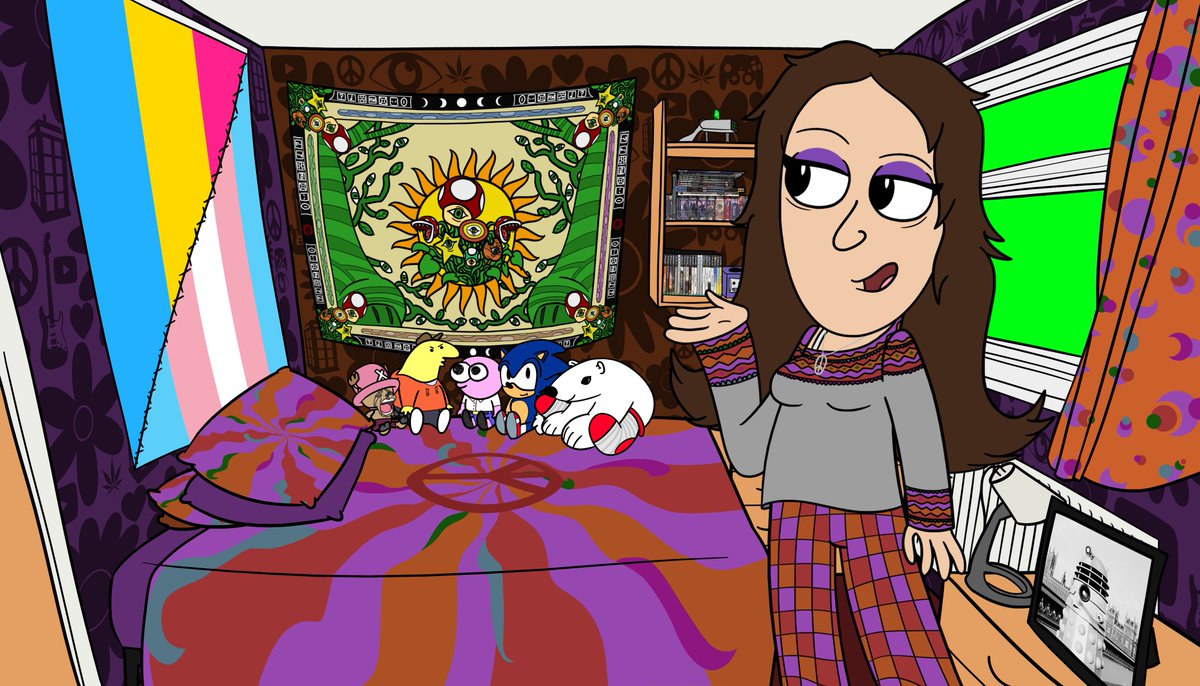 GeorgiaIsLostYT's tweet photo. The big news tho is that I am actively working on stuff! I'll be upfront and say I don't have any specific videos in the works just yet. What I'm doing at the moment is working on some new video assets, so new character stills, new backgrounds, (le examples here), and just... https://t.co/kFgGsFS9MA