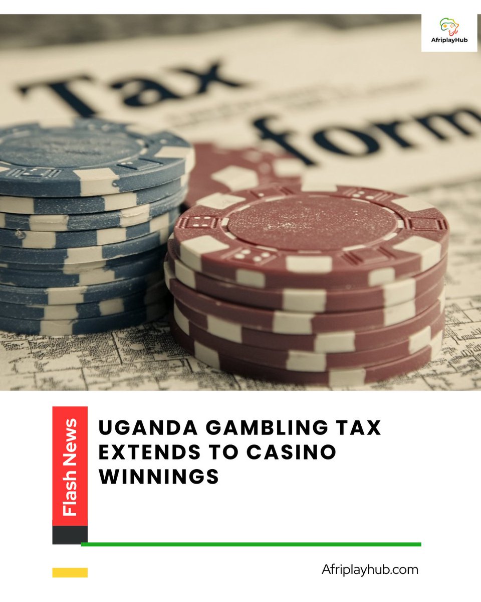 AfriplayHub's tweet photo. The Uganda gambling tax will now apply to winnings from licensed land-based casinos after Parliament adopted President Yoweri Museveni’s recommendations.

READ MORE>>> https://t.co/2doF4goZMg
#UgandaGamblingTax #sportsbetting #onlinegambling #afriplayhub https://t.co/ke5k8AMmgr