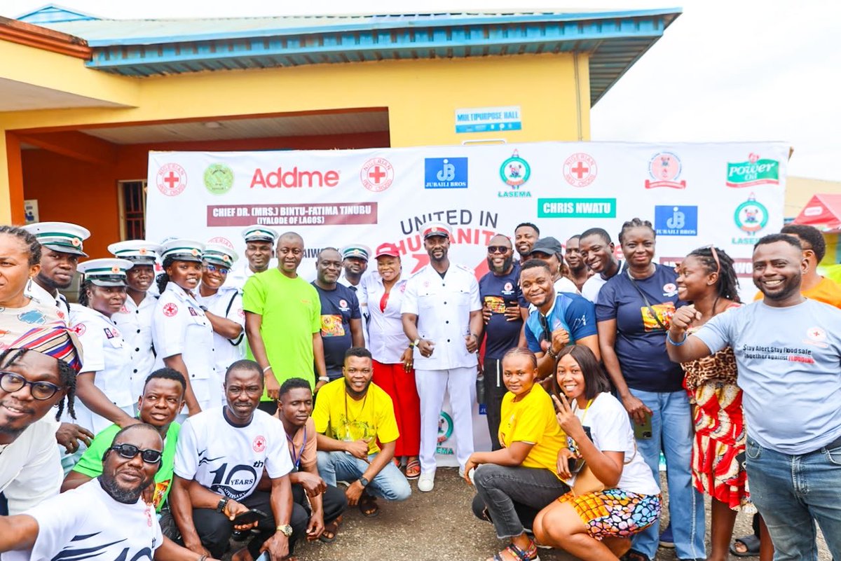 Mo_ogunlende's tweet photo. Today, I attended the 61st Annual Youth Leadership Training Course of the Nigerian Red Cross Society, Lagos State Branch, held at the Lagos State Emergency Management Agency (LASEMA) Relief and Resettlement Camp in Igando.
#RisingStar✨ https://t.co/S8Af3hDkNb