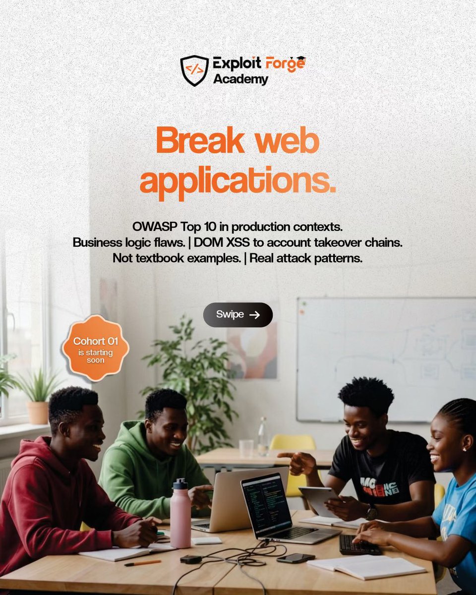 ExFacademy's tweet photo. A lot of cybersecurity courses tell you what you'll learn.
We'd rather show you what you'll be able to do.
You’ll be able to learn by doing…

#cybercareer #techskills #cybersecurity #learning #offsec https://t.co/Ci9o2pOM53