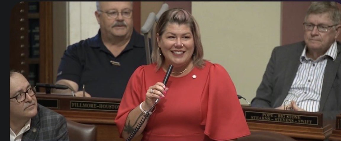 dawn_gillman's tweet photo. They say only 5% of people feel “comfortable “ public speaking. Blessed that I get to practice and be the voice of the collective District 17A. I will continue to stand up, show up and support our community. #gillmanforhouse #voteintheprimary #mnleg https://t.co/8BeBULNlRl