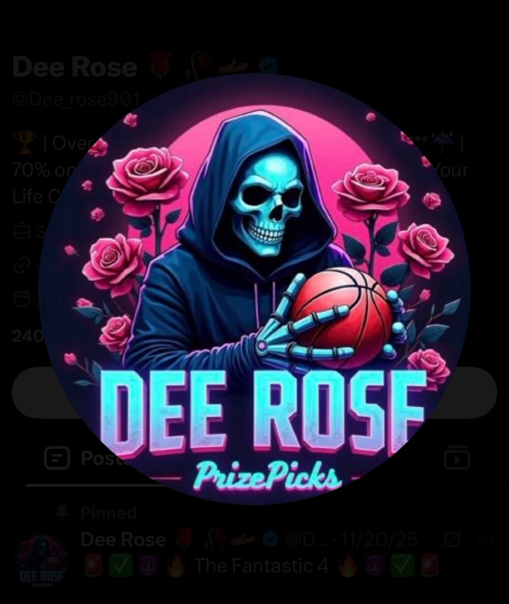 shedoitforme's tweet photo. Leaking Dee Rose Plays ALL DAY Everyday!!!

Never Pay!! FREE DEE ROSE PLAYS!!! 🌹

DEE ROSE shouldn’t have ever SCAMMED ME!!! Pay what you owe Dee Rose or this LEAK WILL LAST FOREVER!!! 🥀

#Underdog #POTD #PrizePicks https://t.co/XtHwx0lcFr