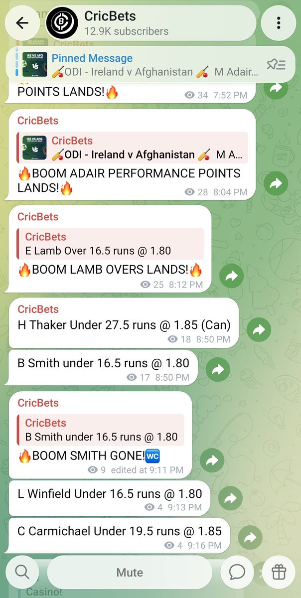 Spirit_798's tweet photo. Predicted correct bro please do check @cric_bets 

Joined telegram also long back only ✅

Hope to be one in those lucky two 🤞 https://t.co/LhofClcBff