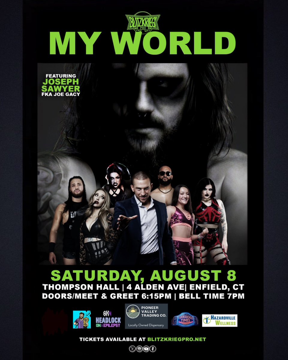 Blitzkrieg_Pro's tweet photo. ⭕️BREAKING⭕️

For the first time ever, we will be live streaming “MY WORLD” for absolutely FREE on our YouTube channel!

We want as many eyes on this card as possible.

Subscribe here: https://t.co/QEi67eiUEd

Feat: @JoeGacy @CharlesMas0n @corekidjavi @ravennavein_ @KelseyRaegan @JosephAgame @TheKwesiAsante @ItsDustinWaller @kingkai0610 @SammyDiazJr @TheBobbyOrlando @UpAndyBrown @cpawrestles @TJCWrestling @DeviousCass @angelocartertv @AmityLaVey666 @itsjulezee @rullopw