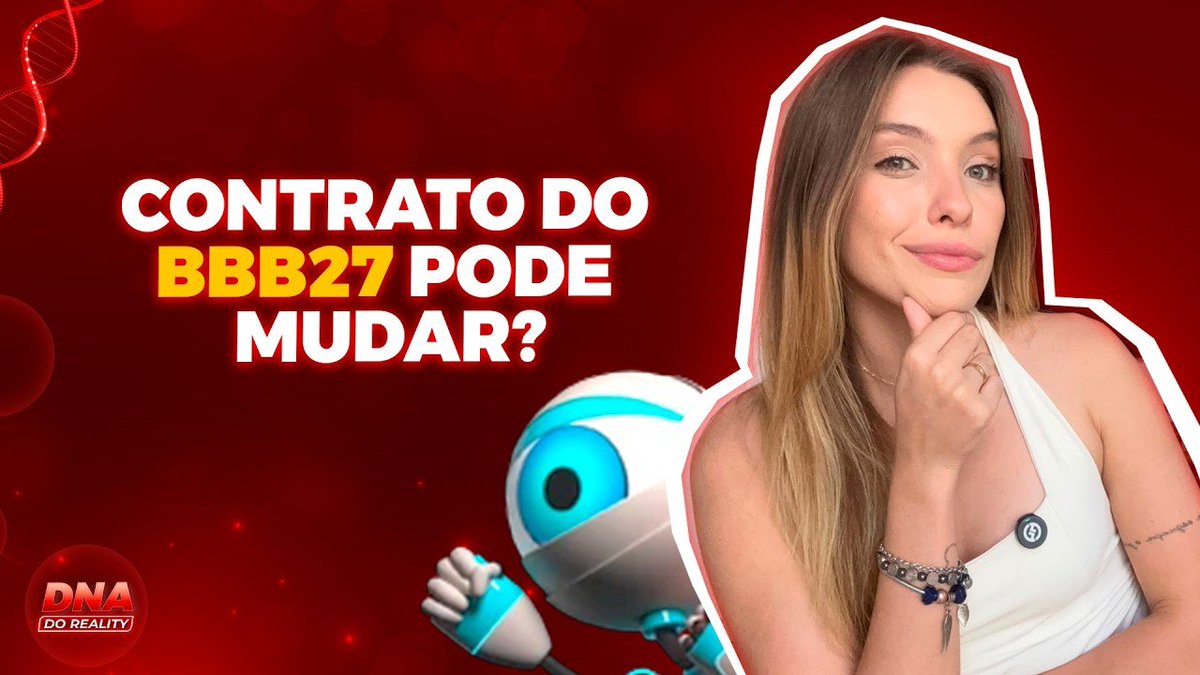 dnadoreality's tweet photo. Saiu vídeo novo no canal galera! 🧬
Depois que o contrato do BBB foi vazado, muitas questões foram levantadas, e uma delas é: será que pra edição de 2027 a produção vai alterar alguma cláusula?
VEM ASSISTIR! ➡️ https://t.co/JZaaTM7PG9
#BBB26 #BBB27 #RealityShow #DNADoReality https://t.co/QrQfS4lvWU