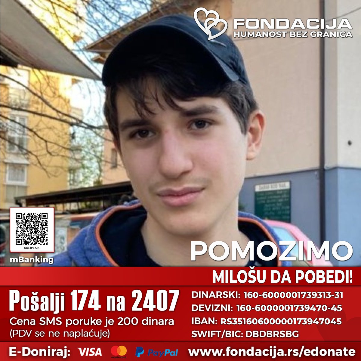 AnaNjene's tweet photo. @Blic_online HITNO...
Zamolila bih vas da podelite za lečenje mog sina Miloša. https://t.co/g6XtwHsv74
