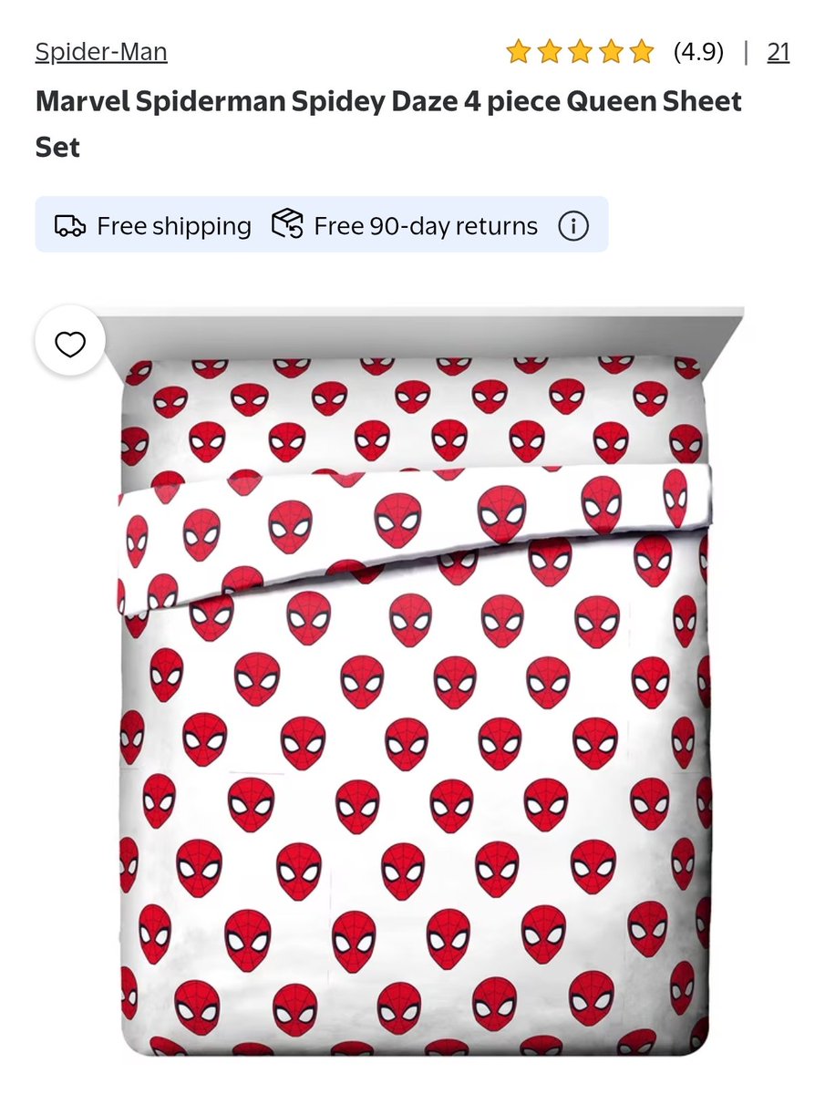moodym00dyan's tweet photo. wtb sprei spiderman queen size bed yang satu paket sama mark lee https://t.co/Q9BKX9sKNu