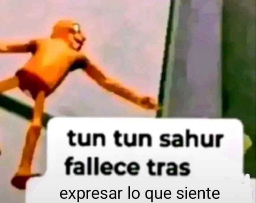 Sofilicrys18's tweet photo. me siento como este tung tung sahur https://t.co/mINORDxKu6